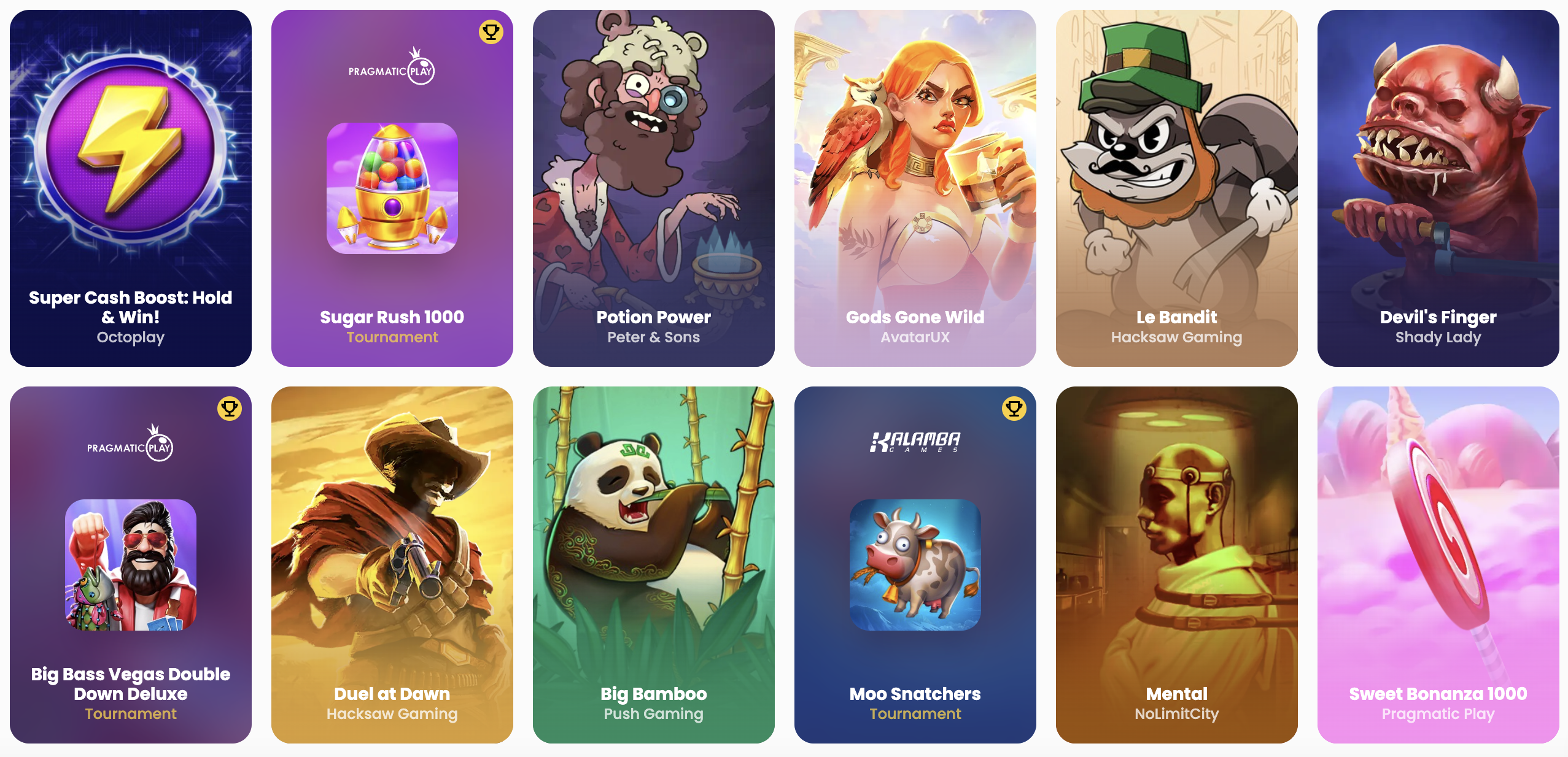 Trickzs spilleautomater